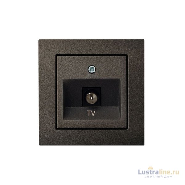 Розетка телевизионная (TV) F-разъем Liregus Epsilon 28-112