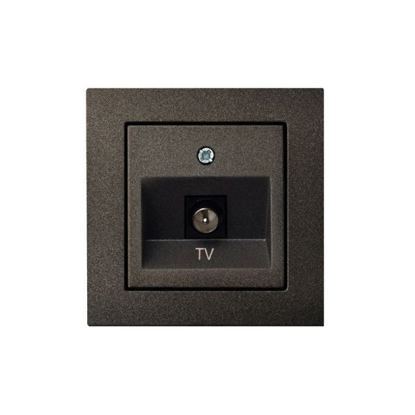 Розетка телевизионная (TV) F-разъем Liregus Epsilon 28-112