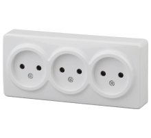 Розетка 3х2P Эра 11-2207-01 Б0020697