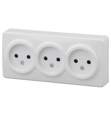 Розетка 3х2P Эра 11-2207-01 Б0020697