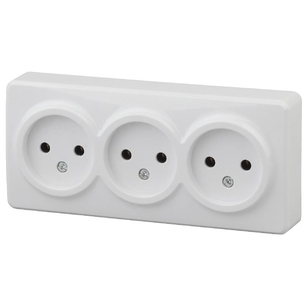 Розетка 3х2P Эра 11-2207-01 Б0020697