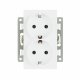 Механизм электрической розетки Arlight SCT-MEUD-PL-WH (250V, 16A) 043764