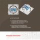 Розетка телефонная RJ11 + компьютерная RJ45 Arte Milano 202.44-1.white