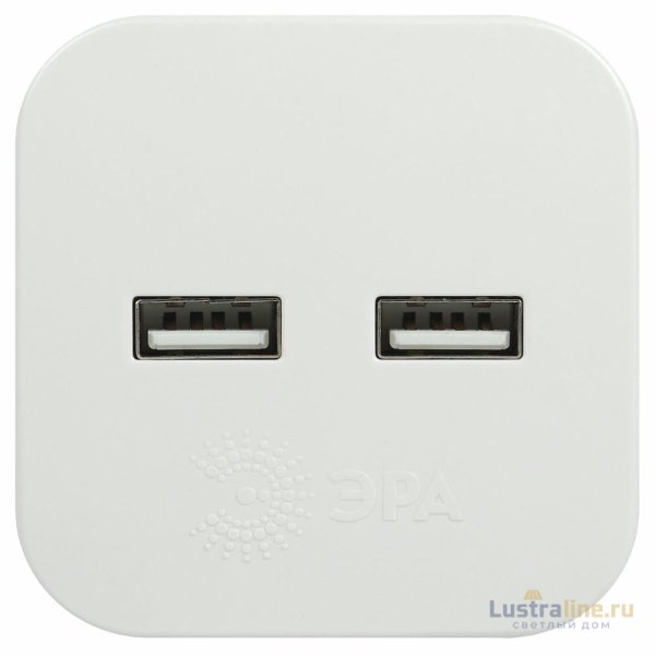 Разветвитель электрический Эра SP-2-USB-W Б0049531