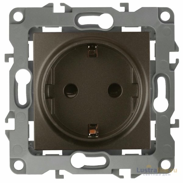 Розетка 2P+E Schuko Эра 12-2101-13 Б0019320