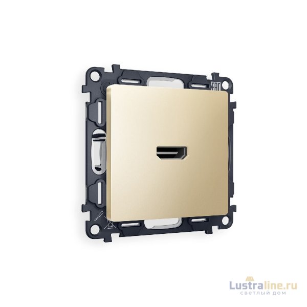 Комплект механизма розетки HDMI 2.0 40V/500mA 2.0GHz 5-18Gbit/s Ambrella Volt Alfa MA614010