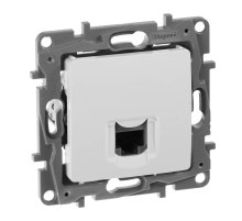 Розетка компьютерная RJ45 Legrand Etika 5 кат UTP белая 672241