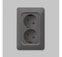 Розетка с заземлением SHIN DONG-A Bega WBW-1123-ANT