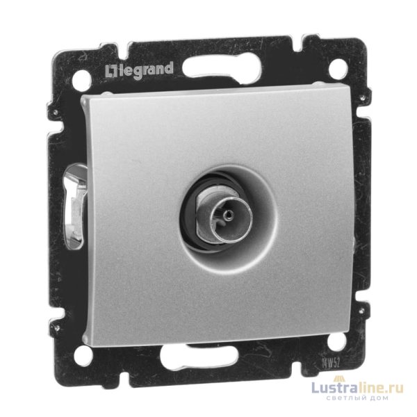 Розетка TV Legrand Valena Звезда алюминий 770129