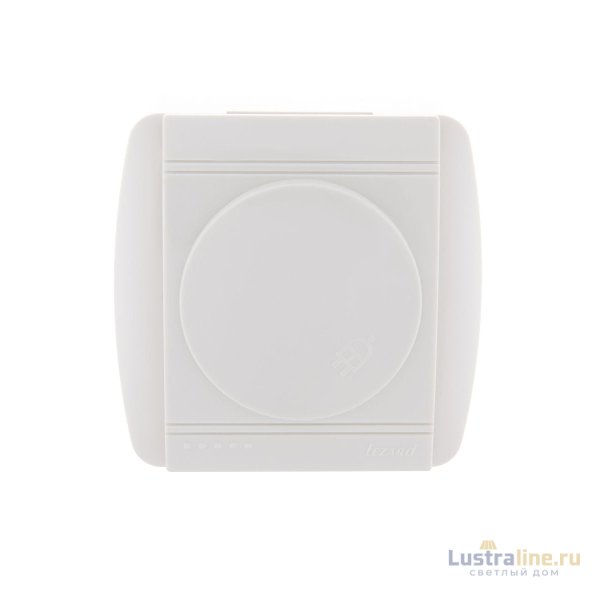 Розетка с/з с крышкой Lezard Demet 711-0200-123
