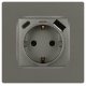 Розетка со шторками с USB type-A+C Эра 12-4108-16 Б0067762