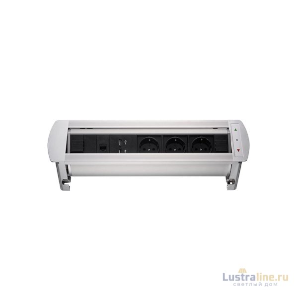 Блок розеток МХ-107 (3 секции, 2 USB и RJ-45) Mebax 00-00001185