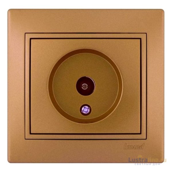 Розетка ТВ проходная Lezard Mira 701-1313-129