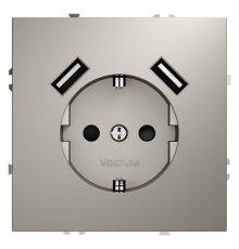 Розетка с USB, А+А Voltum S70 VLS040403