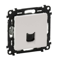 Телефонная розетка RJ11 Legrand Valena Life белая 753438
