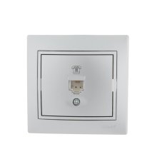 Розетка телефонная евро Lezard Mira 701-1010-137