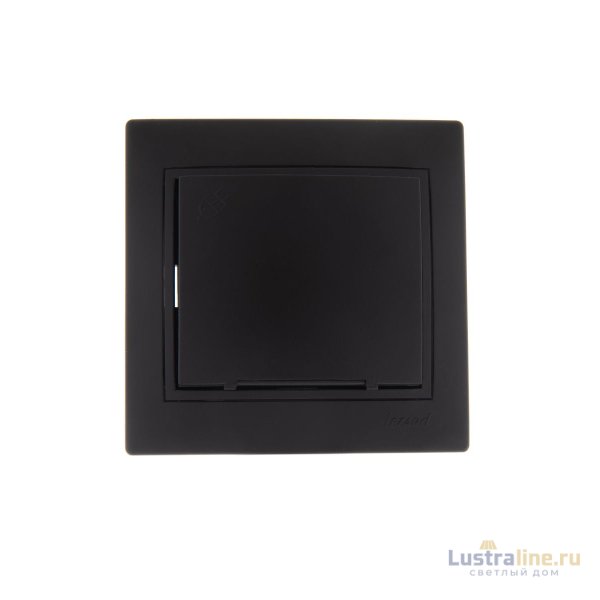 Розетка с/з с крышкой Lezard Mira 701-4242-123