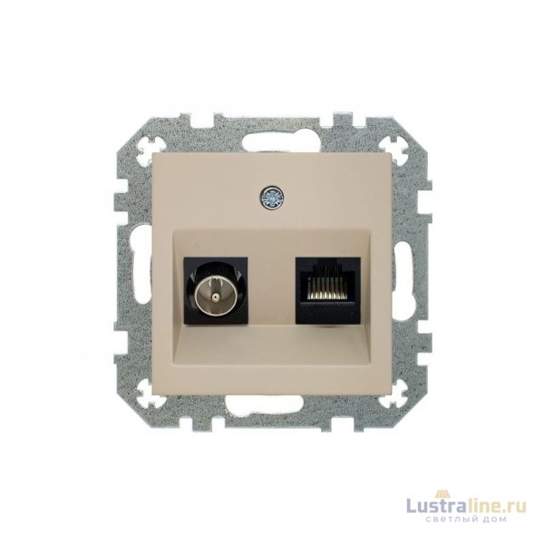 Розетка TV RJ45 Liregus Retro 29-135