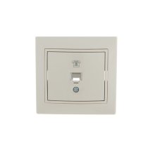 Розетка телефонная евро Lezard Mira 701-0303-137