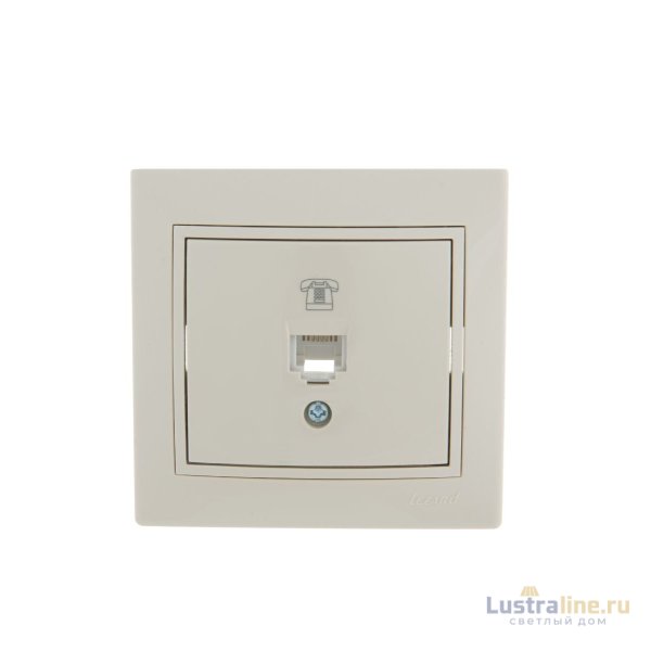 Розетка телефонная евро Lezard Mira 701-0303-137
