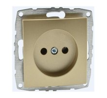 Розетка без земли Mono Electric Despina-Larissa 16А 250В титан 500-002222-116