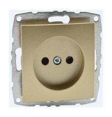 Розетка без земли Mono Electric Despina-Larissa 16А 250В титан 500-002222-116