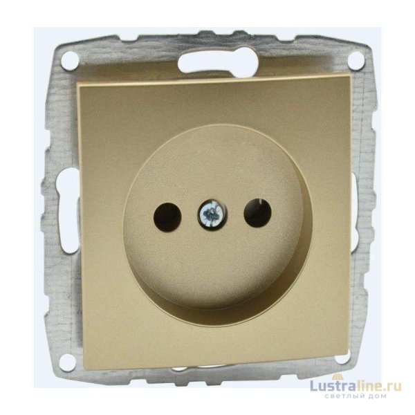 Розетка без земли Mono Electric Despina-Larissa 16А 250В титан 500-002222-116