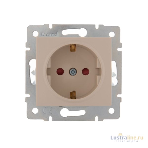 Розетка с защитой от детей Lezard Karina 707-0388-124