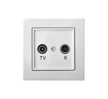 Розетка телевизионная (TV+R) Liregus Epsilon 28-026