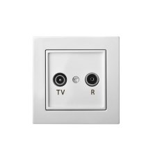 Розетка телевизионная (TV+R) Liregus Epsilon 28-026