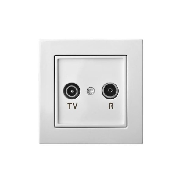 Розетка телевизионная (TV+R) Liregus Epsilon 28-026