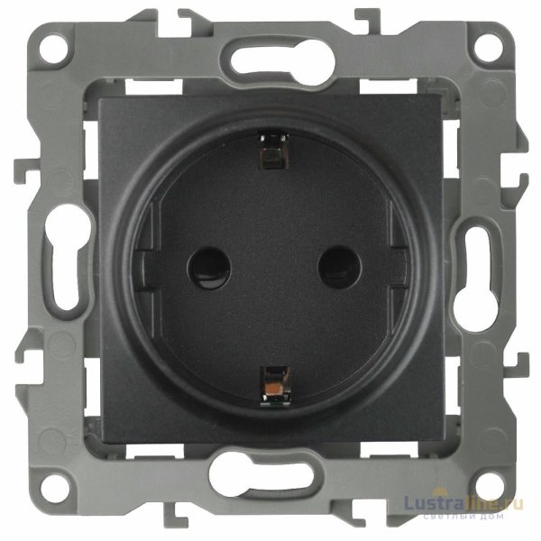 Розетка 2P+E Schuko Эра 12-2101-05 Б0014679