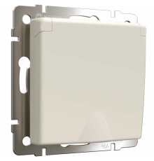 Розетка с заземлением и шторками c крышкой Werkel 4690389184765 W1171262