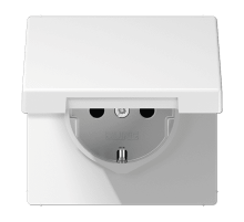 Розетка 2K+З с крышкой Jung LS1521KLWW Розетка 2K+З с крышкой Jung LS1521KLWW