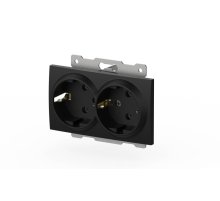 Розетка двухместная с заземлением ELBI Zena Vega 609-014800-907