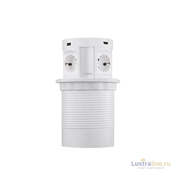 Блок розеток 107J (4 секции, 2 USB и 2 HDMI) Mebax 00-00001170