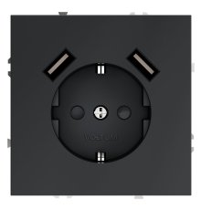 Розетка с USB, А+А Voltum S70 VLS040407