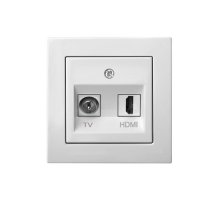 Розетка HDMI и TV Liregus Epsilon 28-0351