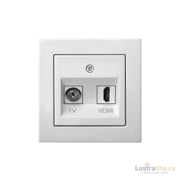 Розетка HDMI и TV Liregus Epsilon 28-0351