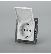 Механизм розетки влагозащищённый Arlight SCT-MCP-PL-WH-V (250V, 16A) 049833