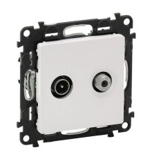 Розетка TV-SAT Legrand Valena Life c топологией звезда белая 753464