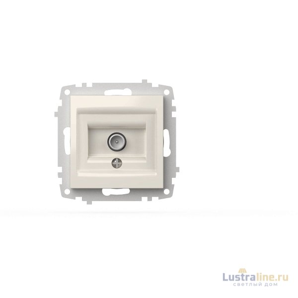 Розетка для TV с экраном (проходная) ELBI Zena Vega 609-010200-272 Розетка для TV с экраном (проходная) ELBI Zena Vega 609-010200-272