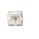 Розетка для TV с экраном (проходная) ELBI Zena Vega 609-010200-272