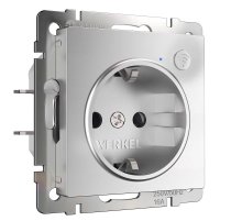 Розетка Wi-Fi Werkel серебряный W1171606 4690389176074