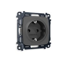 Комплект механизма розетки с/з на винтовых зажимах Ambrella Volt Omega MO906010