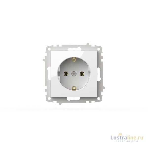 Розетка с заземлением ELBI Zena Vega 609-015600-217 Розетка с заземлением ELBI Zena Vega 609-015600-217