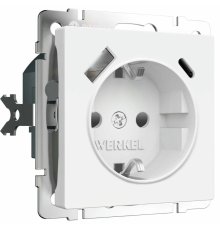 Розетка с/з со шторками и USB тип A+C Werkel W1171761 4690389213267 a069613