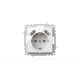 Розетка с заземлением и защитой от детей + два входа USB для заряда устройства ELBI Zena Vega 609-015600-317