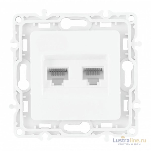Розетка RJ45 Arte Milano 217.45-2.white