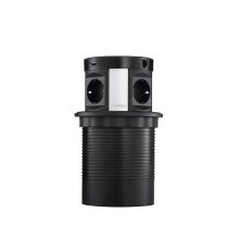 Блок розеток 107J (4 секции, 2 USB и RJ-45) Mebax 00-00001466